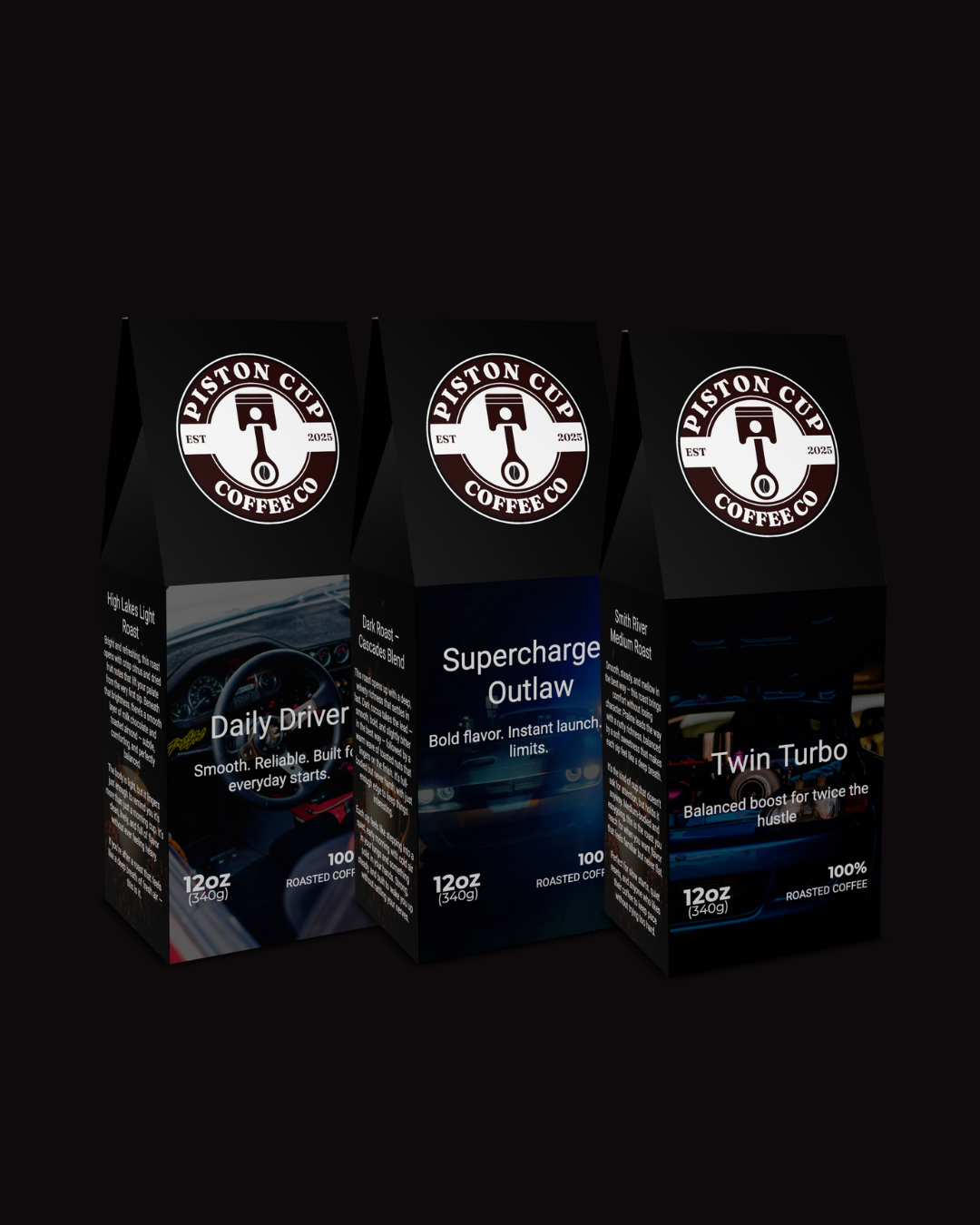 The Power Pack: Daily Driver to Supercharged – Whole Bean (3 Bag Bundle)